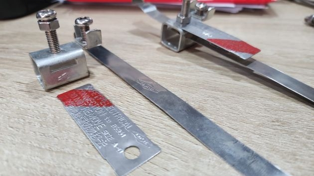 Self Photos / Files - Stainliess Steel Canle Tags or Tie